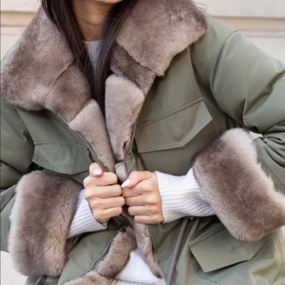 L.cuppini Elisa Parka Khaki Green from lcuppini - Picture 2 of 10